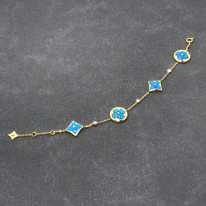 [⭐Spark]STAR AND SUN TURQUOISE 4 MOTIFS 3 DIAMONDS