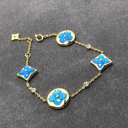 [⭐Spark]STAR AND SUN TURQUOISE 4 MOTIFS 3 DIAMONDS
