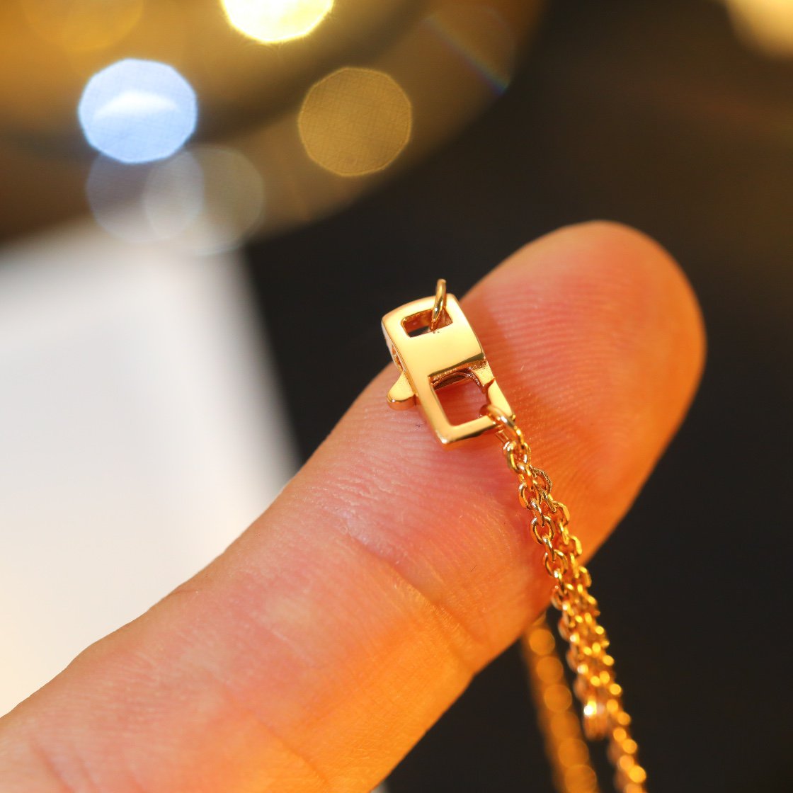 [⭐Spark]STAR AND SUN DIAMOND PINK GOLD NECKLACE