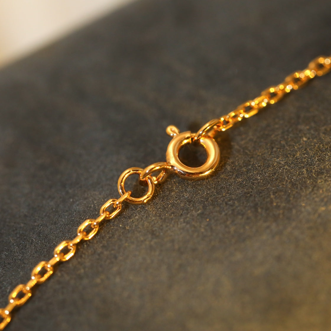 [⭐Spark]SUN PEDANT PINK GOLD 1 DIAMOND NECKLACE