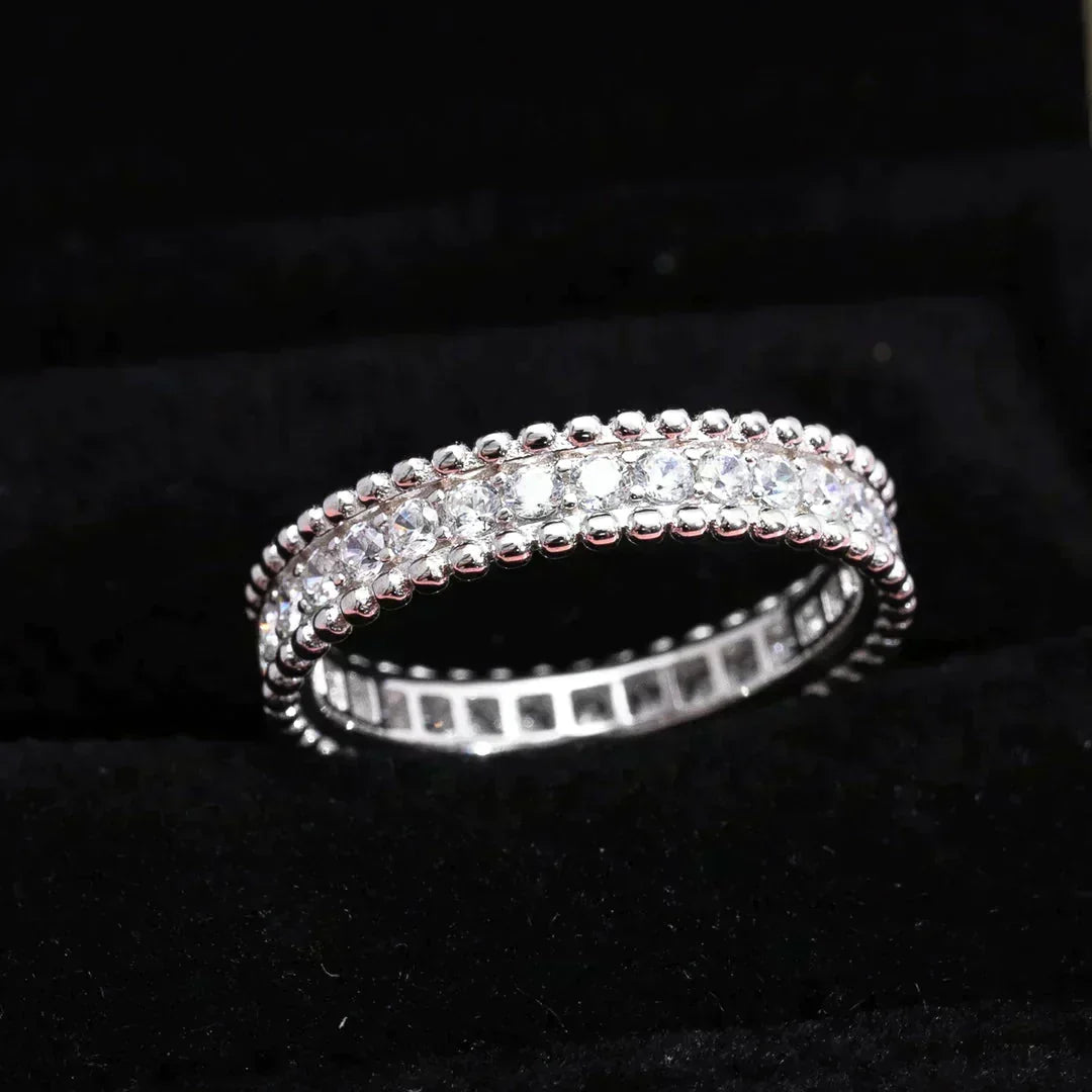 [⭐Spark]PERLEE DIAMOND SILVER RING