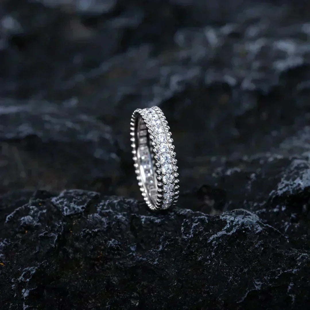 [⭐Spark]PERLEE DIAMOND SILVER RING