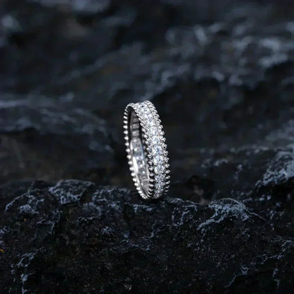 [⭐Spark]PERLEE DIAMOND SILVER RING