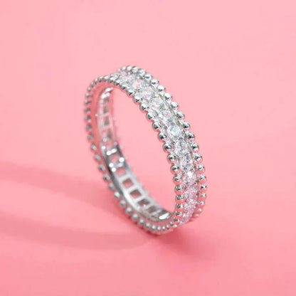 [⭐Spark]PERLEE DIAMOND SILVER RING