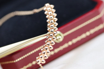 [⭐Spark]CLASH PINK GOLD NECKLACE