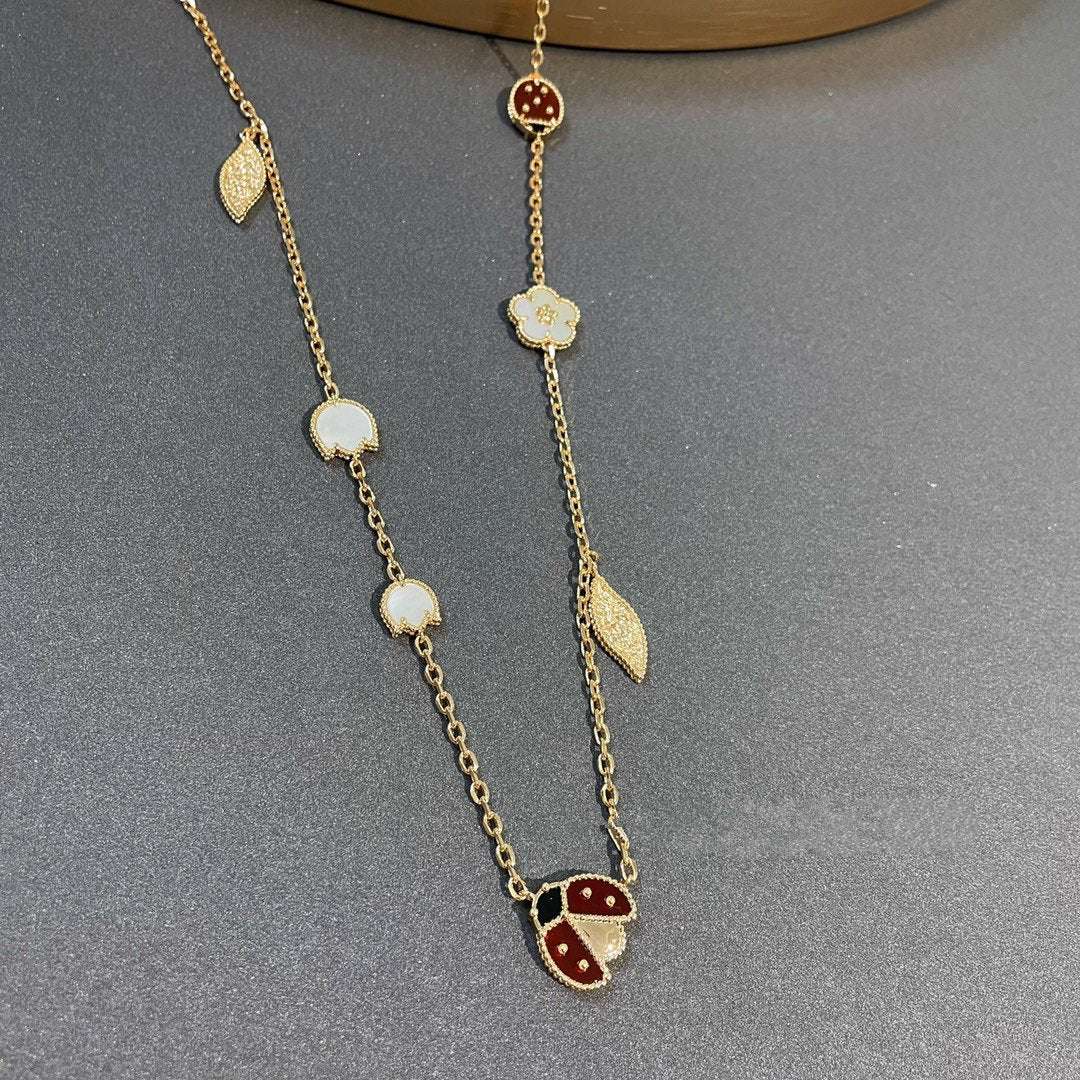[⭐Spark]LUCKY SPRING 15 MOTIFS GOLD NECKLACE