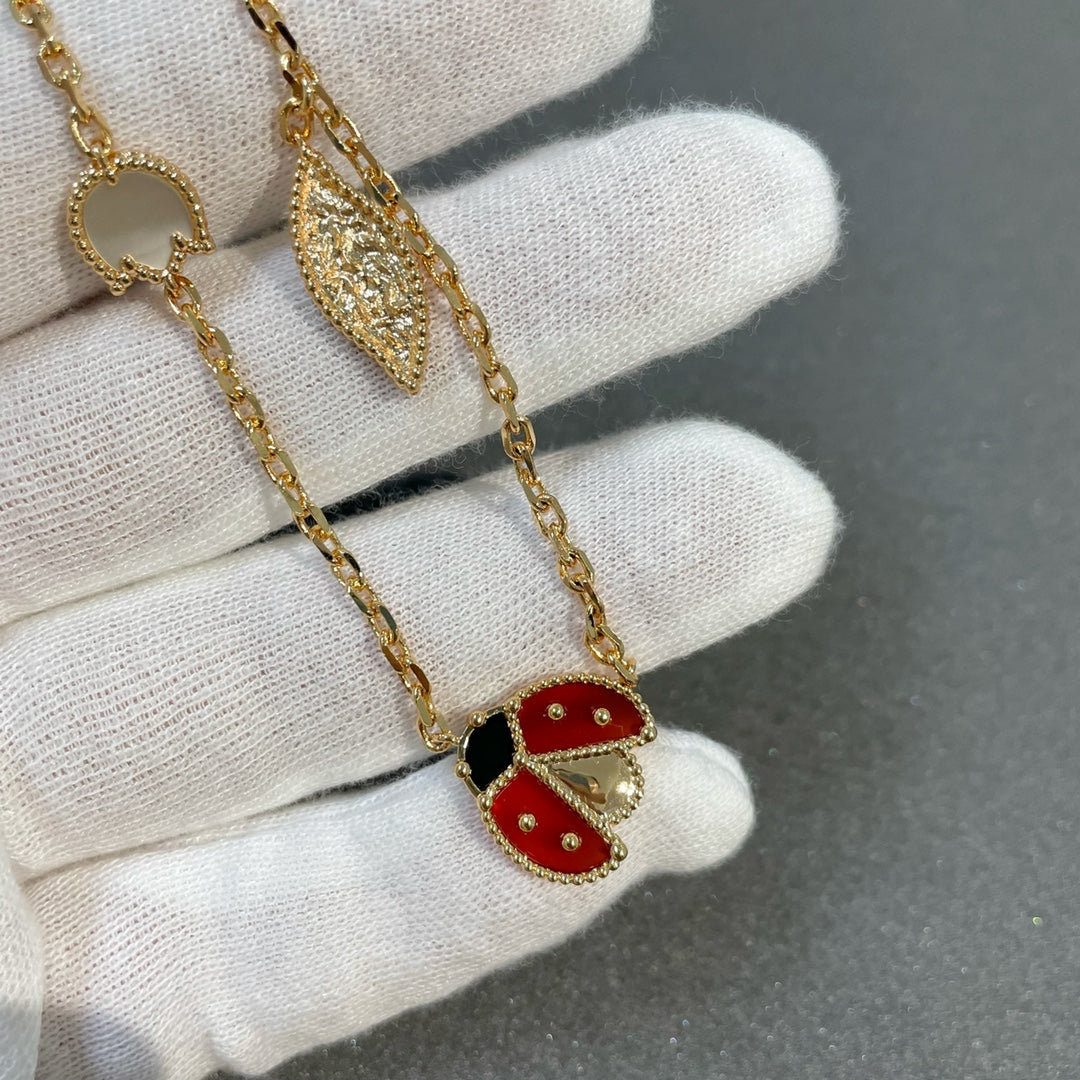 [⭐Spark]LUCKY SPRING 15 MOTIFS GOLD NECKLACE