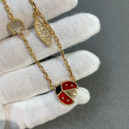 [⭐Spark]LUCKY SPRING 15 MOTIFS GOLD NECKLACE