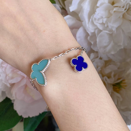 [⭐Spark]LUCKY SPRING SILVER BRACELET 4 MOTIF