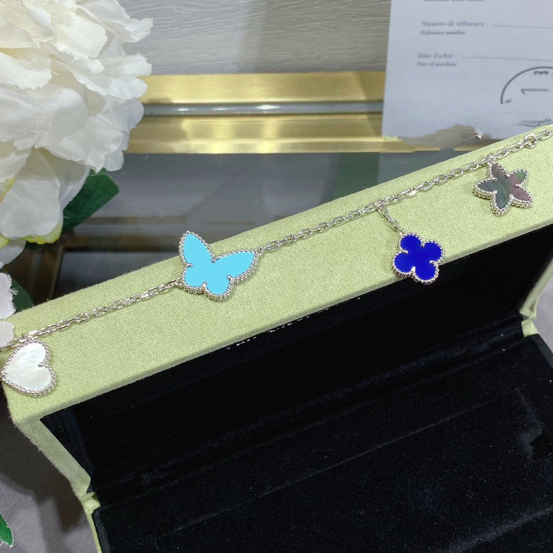 [⭐Spark]LUCKY SPRING SILVER BRACELET 4 MOTIF