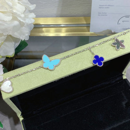 [⭐Spark]LUCKY SPRING SILVER BRACELET 4 MOTIF