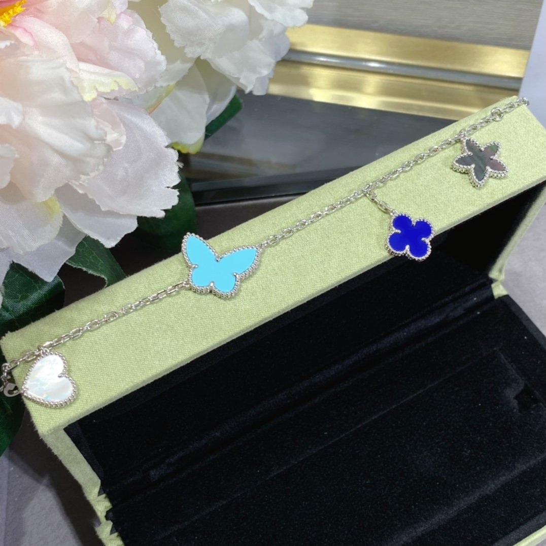 [⭐Spark]LUCKY SPRING SILVER BRACELET 4 MOTIF