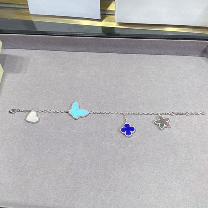 [⭐Spark]LUCKY SPRING SILVER BRACELET 4 MOTIF