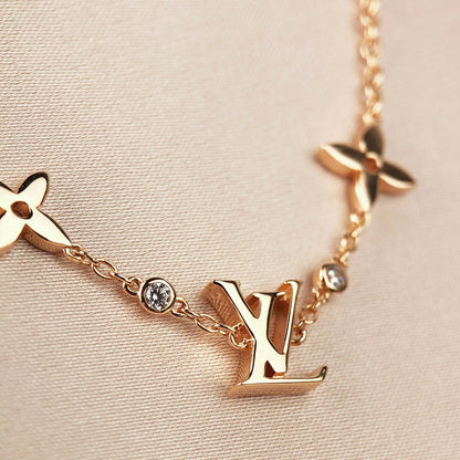 [⭐Spark]STAR AND SUN 7 MOTIFS GOLD BRACELET