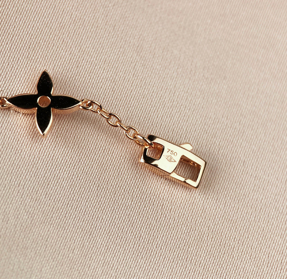 [⭐Spark]STAR AND SUN 7 MOTIFS GOLD BRACELET