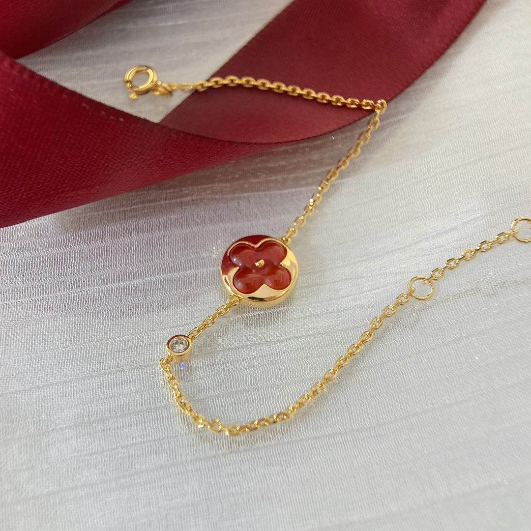 [⭐Spark]SUN PEDANT CARNELIAN BRACELET