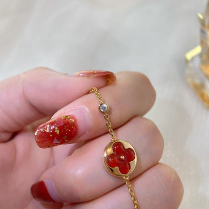 [⭐Spark]SUN PEDANT CARNELIAN BRACELET