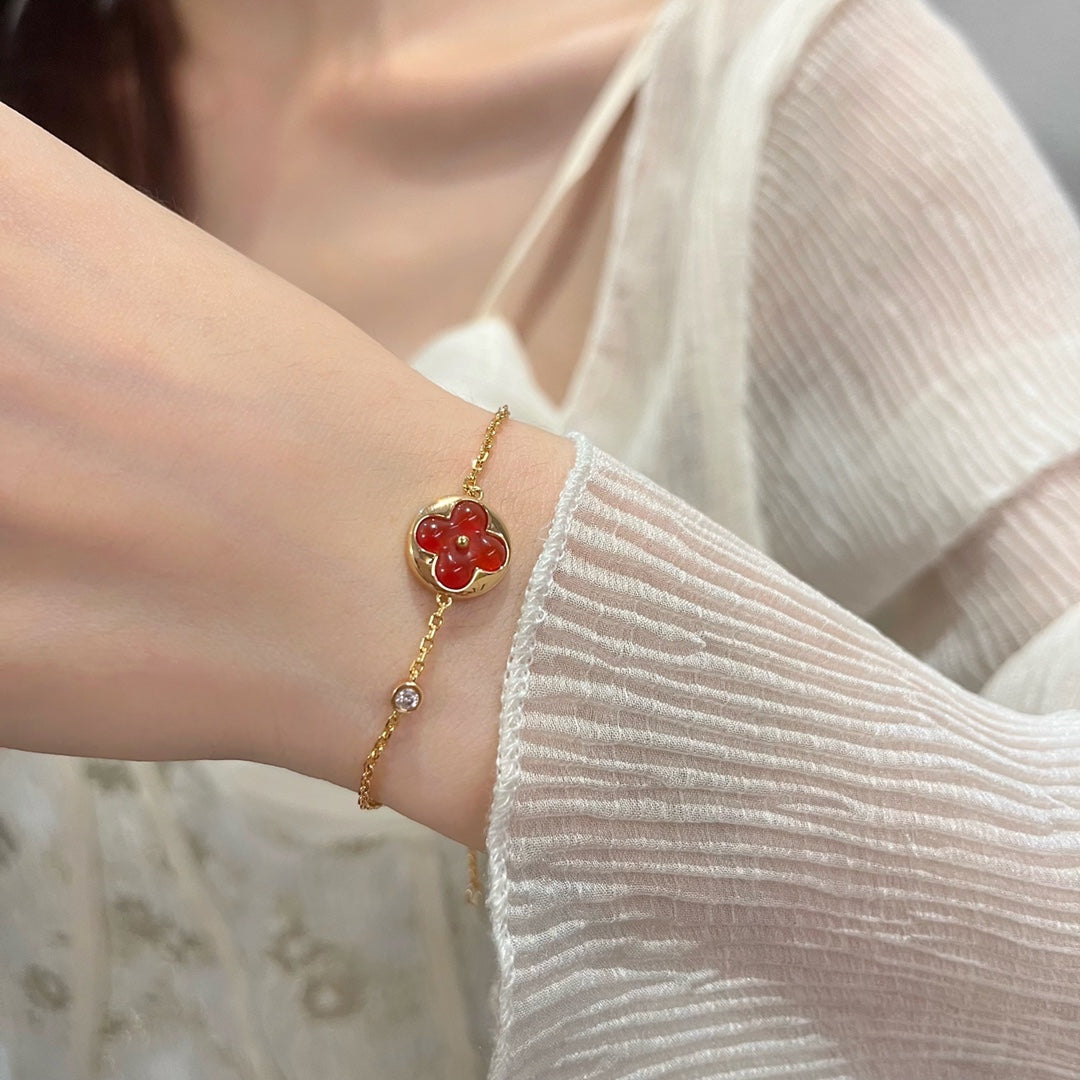 [⭐Spark]SUN PEDANT CARNELIAN BRACELET