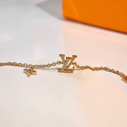 [⭐Spark]LOGO STAR MOTIF GOLD BRACELET