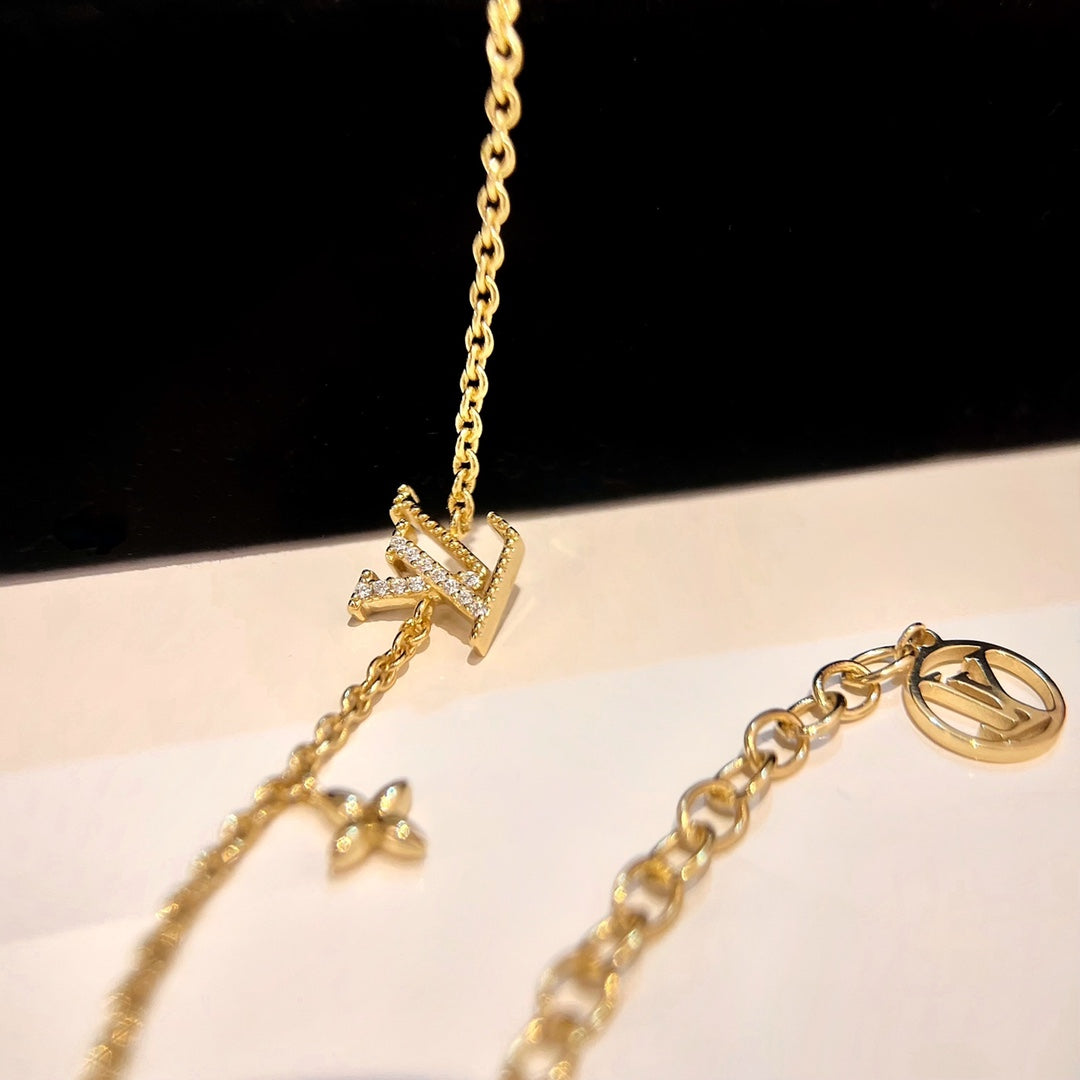 [⭐Spark]LOGO STAR MOTIF GOLD BRACELET