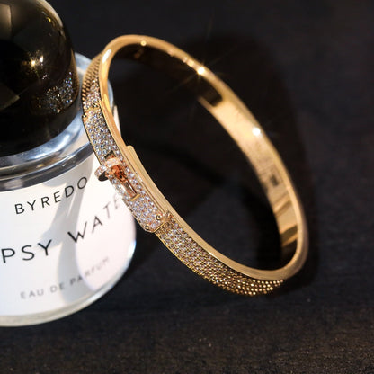 [⭐Spark]KELLY BRACELET DIAMOND PAVED