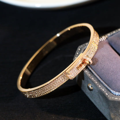 [⭐Spark]KELLY BRACELET DIAMOND PAVED