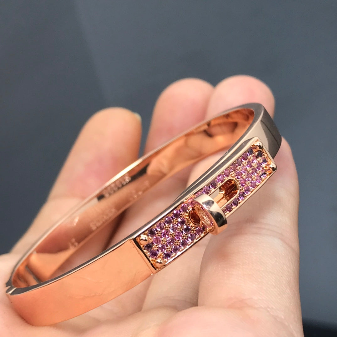 [⭐Spark]KELLY BRACELET PINK DIAMOND