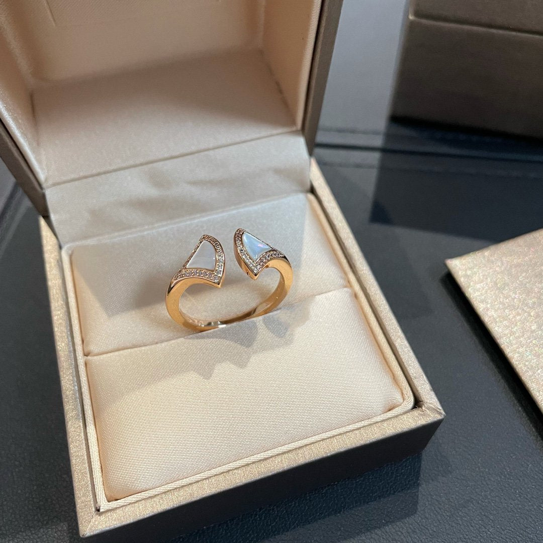 [⭐Spark]DREAM MOP DIAMOND OPEN RING