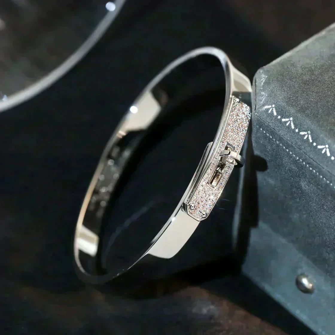 [⭐Spark]KELLY SILVER DIAMOND BRACELET