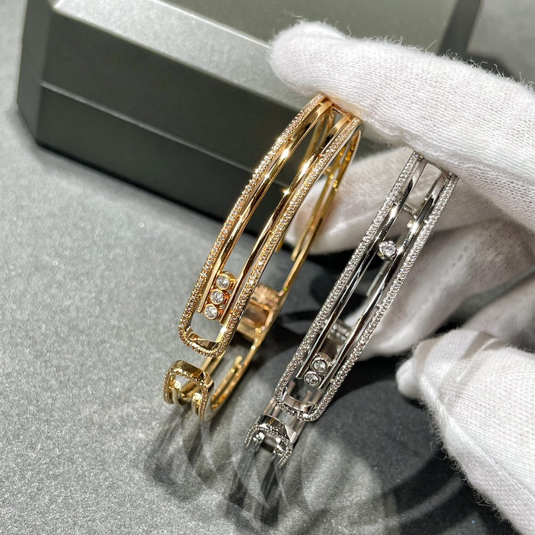 [⭐Spark]MOVE 10TH PAVED DIAMOND BRACELET