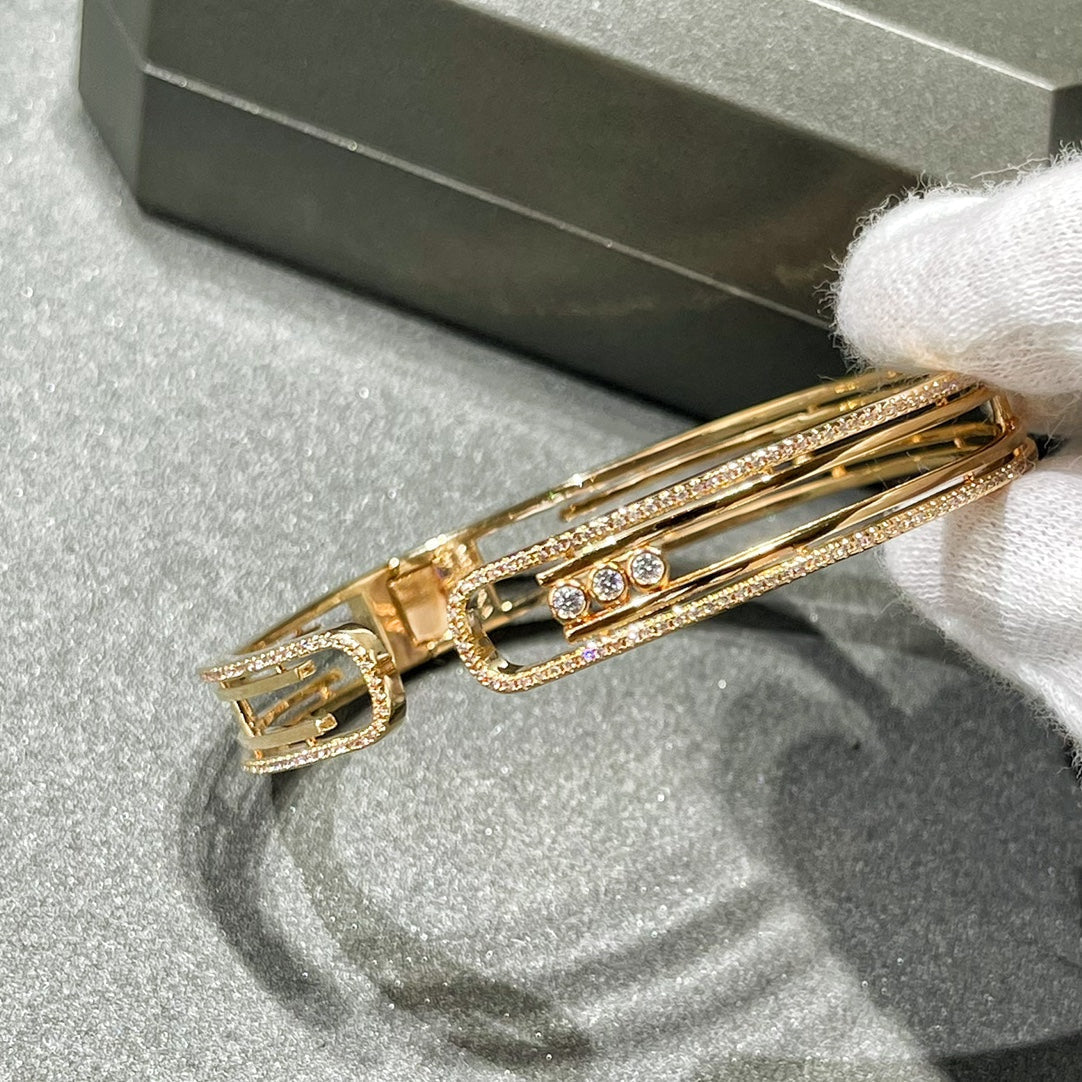 [⭐Spark]MOVE 10TH PAVED DIAMOND BRACELET