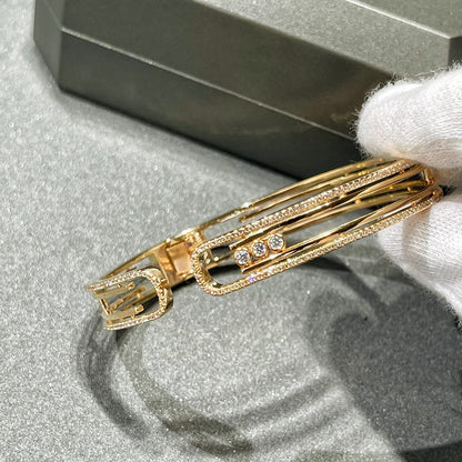 [⭐Spark]MOVE 10TH PAVED DIAMOND BRACELET
