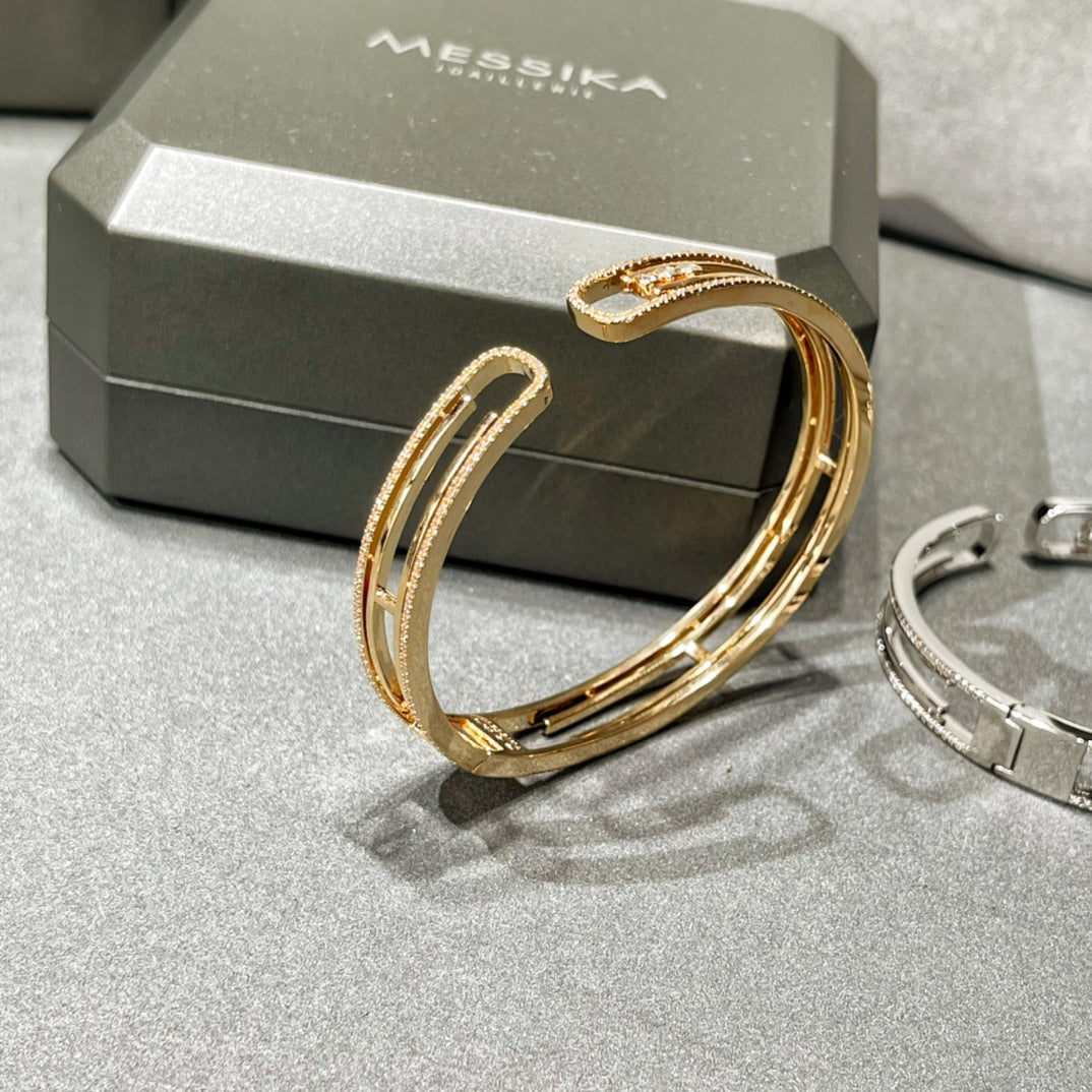 [⭐Spark]MOVE 10TH PAVED DIAMOND BRACELET