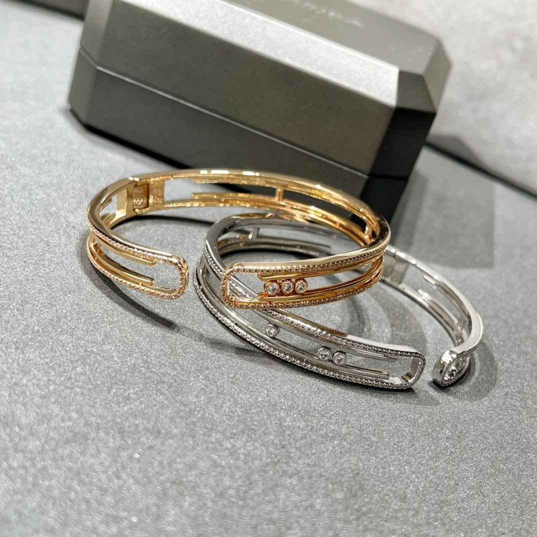 [⭐Spark]MOVE 10TH PAVED DIAMOND BRACELET
