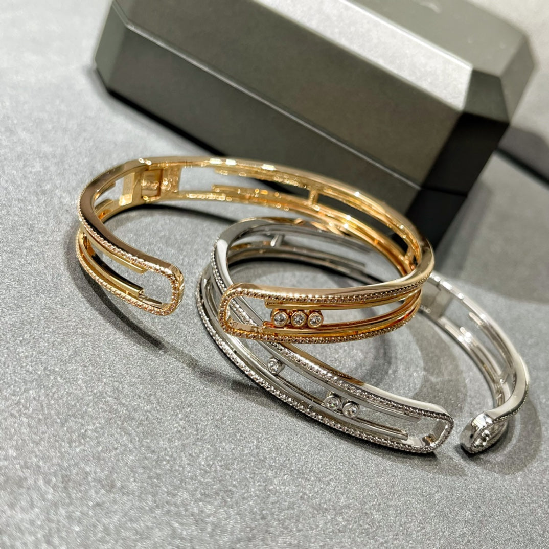 [⭐Spark]MOVE 10TH PAVED DIAMOND BRACELET