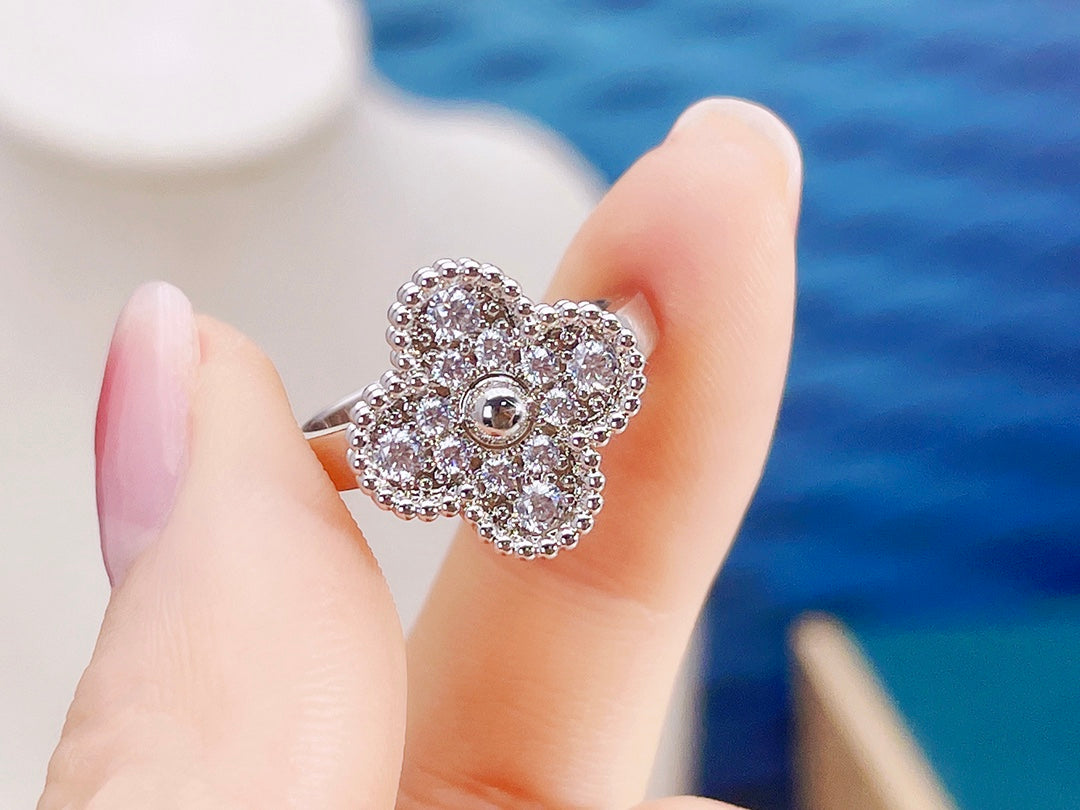 [⭐Spark]CLOVER DIAMOND RING