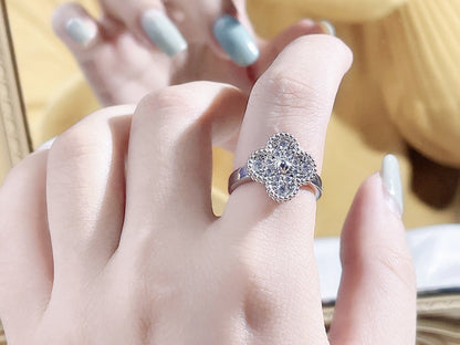 [⭐Spark]CLOVER DIAMOND RING