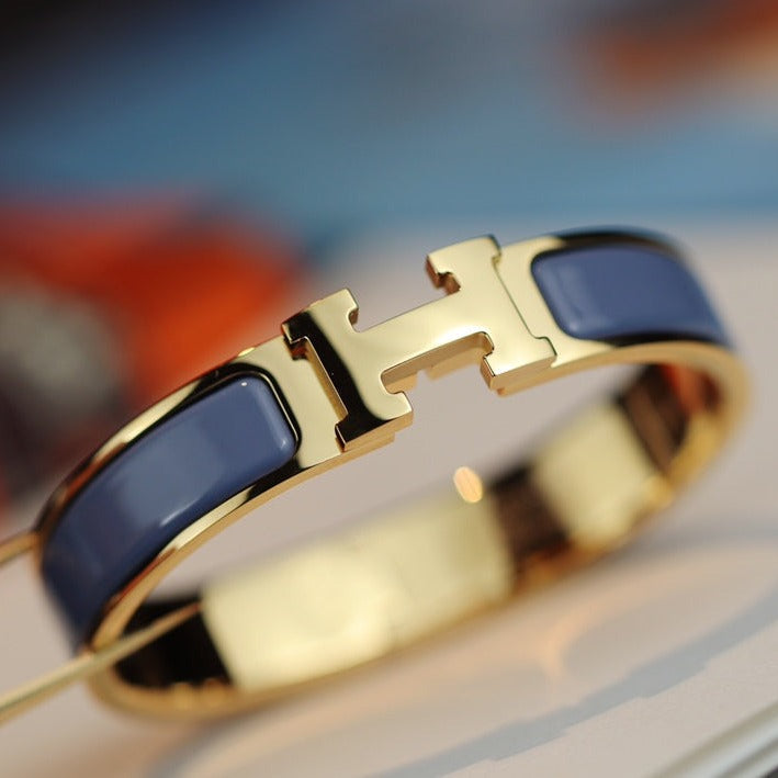 [⭐Spark]H BRACELET 12MM BLUE GRAY