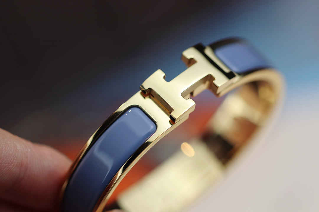 [⭐Spark]H BRACELET 12MM BLUE GRAY