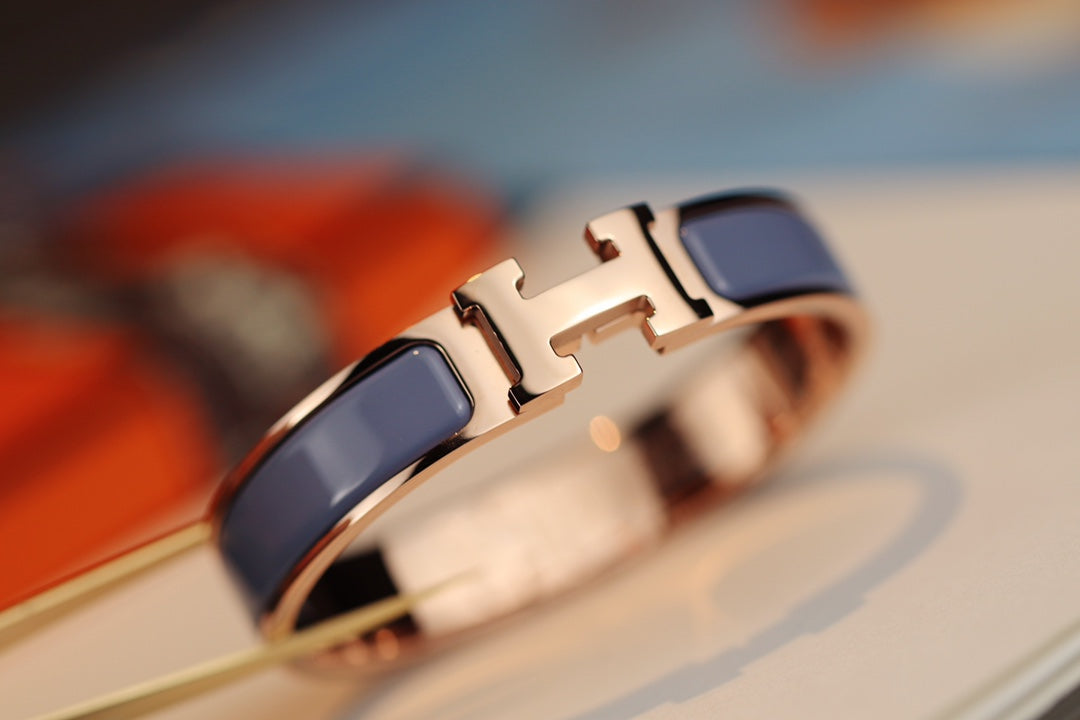 [⭐Spark]H BRACELET 12MM BLUE GRAY