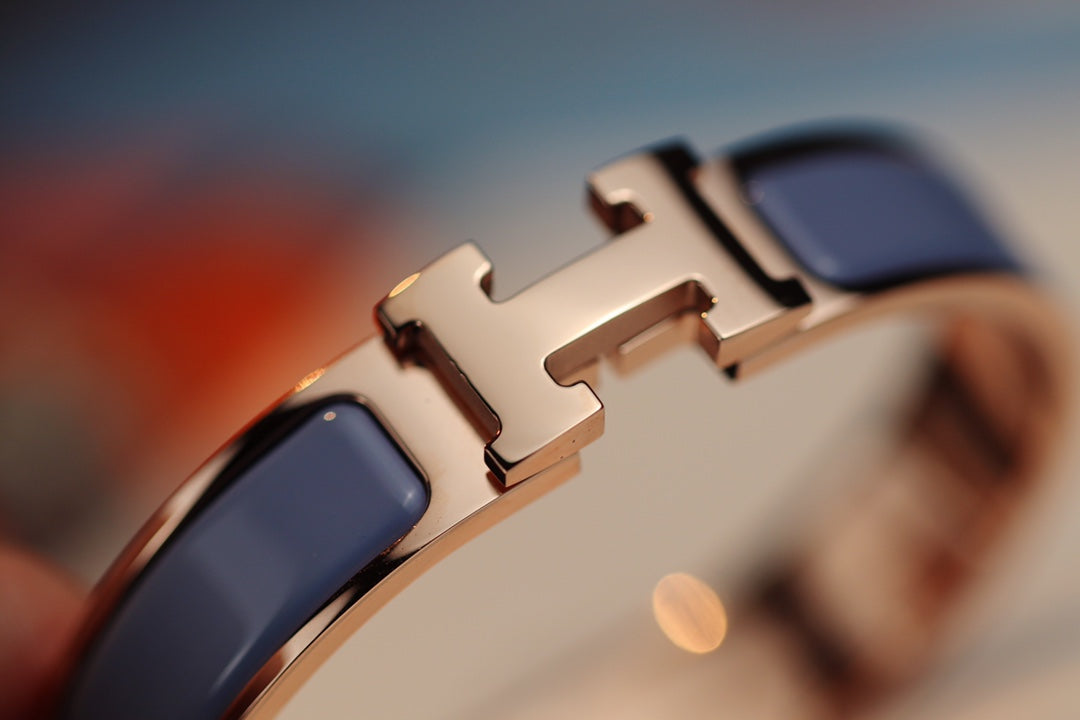 [⭐Spark]H BRACELET 12MM BLUE GRAY