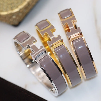[⭐Spark]H BRACELET 12MM BROWN