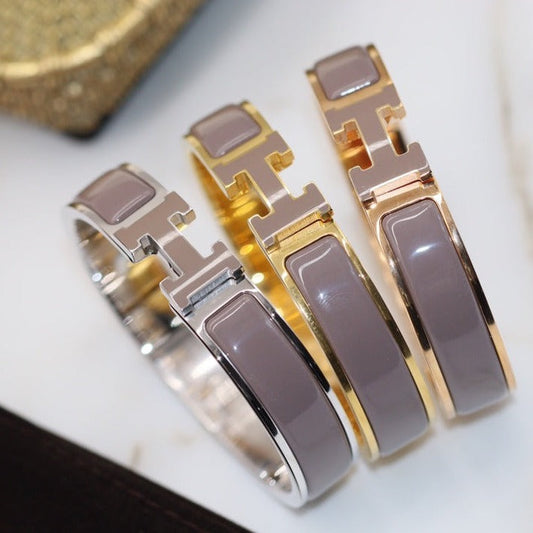 [⭐Spark]H BRACELET 12MM BROWN