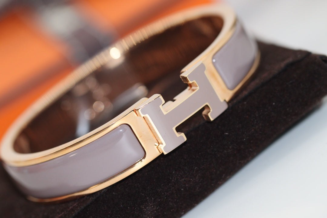 [⭐Spark]H BRACELET 12MM BROWN