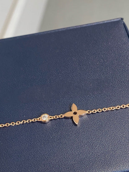 [⭐Spark]STAR DIAMOND PINK GOLD BRACELET