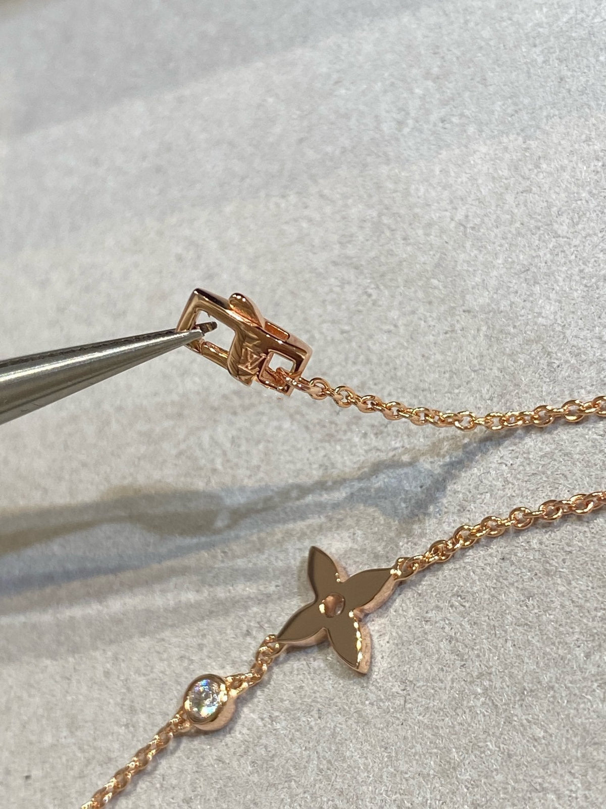[⭐Spark]STAR DIAMOND PINK GOLD BRACELET