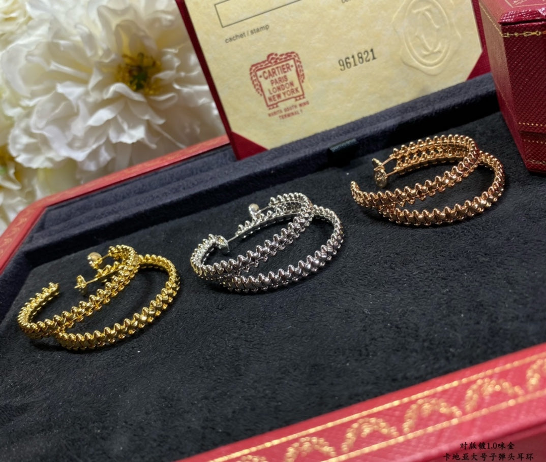 [⭐Spark]CLASH LARGE HOOP EARRINGS