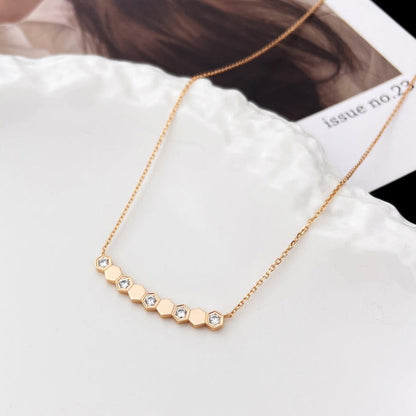 [⭐Spark]BEE MY LOVE DIAMOND NECKLACE