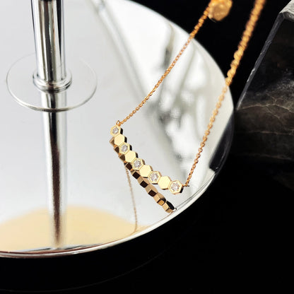 [⭐Spark]BEE MY LOVE DIAMOND NECKLACE