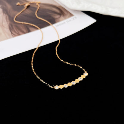 [⭐Spark]BEE MY LOVE DIAMOND NECKLACE